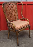 Cane Back Straight Chair
