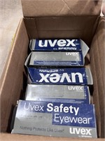 (6) Uvex Safety Glasses