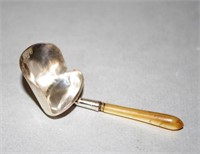 George III sterling silver tea caddy spoon
