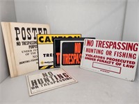 Posted/No Trespassing Signs Lot