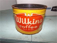 Old Wilkins Coffeee Can with Twist Key