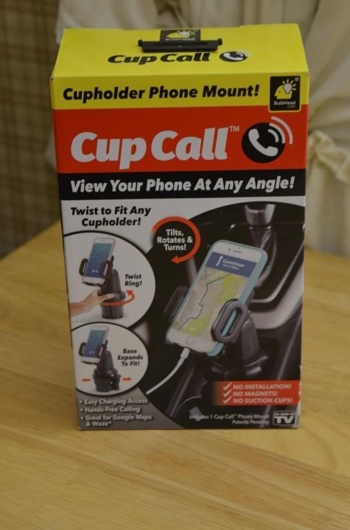 Cup Call Phone Holder in Box