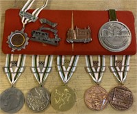 Foreign marching medals