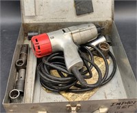 Vintage Milwaukee electric impact drill, 1/2" chuc