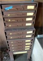 Lawson parts cabinet- completely full