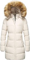 (S) Women's Winter Long Puffer Coat