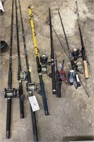 LOCATED IN AMITY - (9) Fishing Poles
