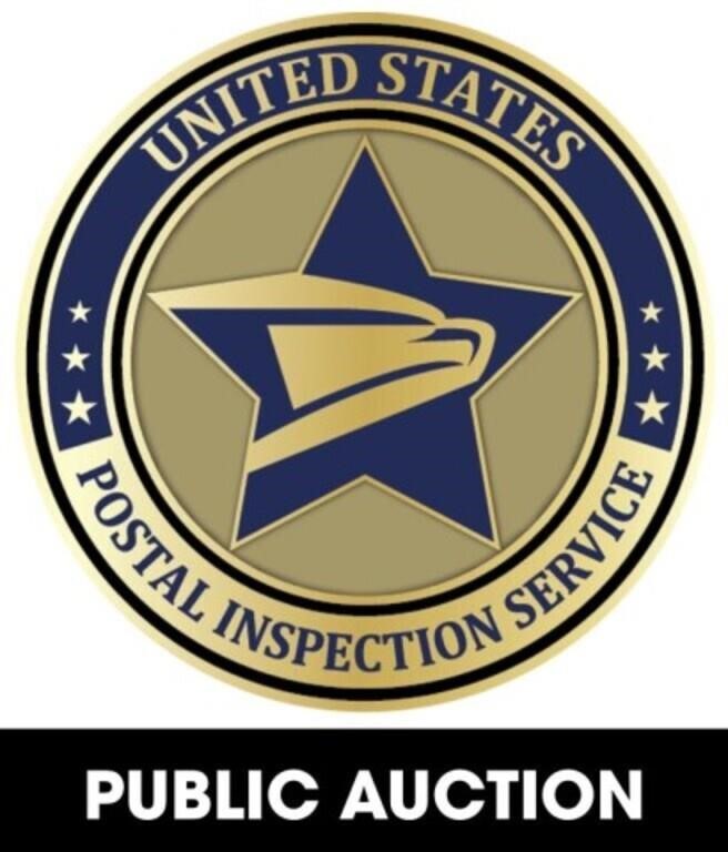 U.S. Postal Inspection Service online auction 5/21/2024