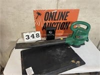Leaf Blower and Timer Lot