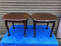 Pair of Queen ann matching side tables