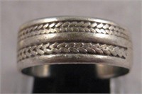 Southwest Sterling Silver Twist Rope Ring