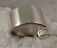 Vintage Sterling Silver Adjustable Spoon Ring