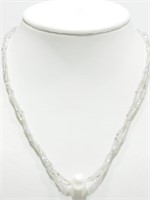 #14 Sterling Silver Freshwater Pearl Necklace