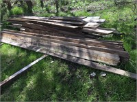 Pile used 1"x12' long boards.