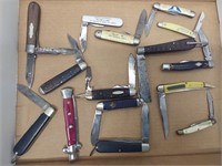 Lot of 15 varous pocket knives