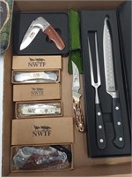 NEW NWTF lot of knives and miscellaneous