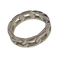 Chain Link Band Ring Size 13