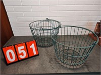 2 Metal Baskets