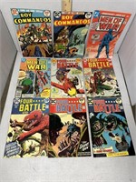 Nine ~ DC 20-Cent Comic Books Including Boy