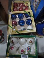 3 Boxes of Vintage Ornaments