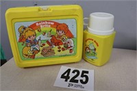Vintage Plastic Lunch Box & Thermos(R1)