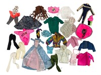 Another Large Lot Of Vintage Barbie Doll Clothes