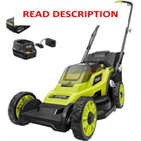 RYOBI ONE+ 18V 13 in. Lawn Mower with Battery