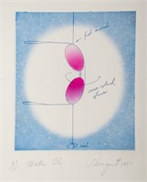 James Rosenquist Water Lily Etching & Aquatint