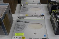 3 CE LED FLUSH MOUNT PULL CHAIN LIGHTS