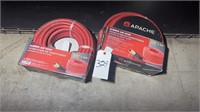 2 COUNT  3/8 " BY 50 FOOT AIR HOSES