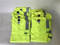 8 Shirts 3XL RED KAP Road Safety Work Shirt