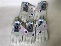 5 Pairs 3M Thinsulate Winter Leather Gloves