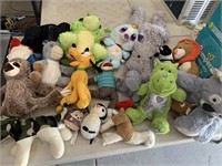 Lot of stuffed animals