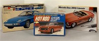 Three Boxed Model Kits with Boxes