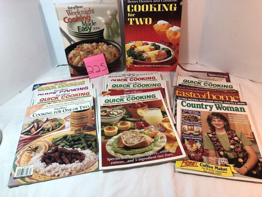 Cook books & Taste of Home