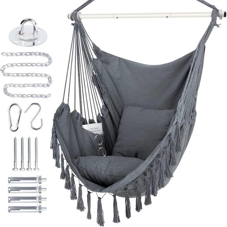 Goutime Swing Chair with 2 Hanging Chair Seat