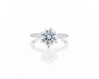 14kt White Gold 2 Carat Diamond Engagement Ring