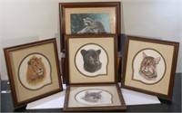Framed Charles Traci Wildlife Collection