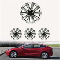 KAVANIC Fits Tesla Model 3 Wheel Cover Hubcap 18 I