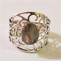 $200 Silver Labradorite Ring