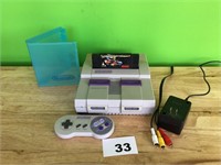 Super Nintendo Console, Controller & Game
