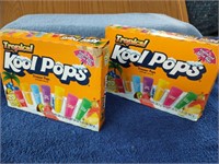 2 Boxes Kool Pops-Freeze and Serve - 20 Pops each