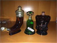 Trio of vintage parfums & cologne