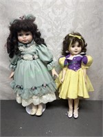 2 unmarked dolls