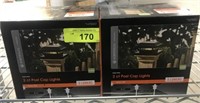 2 BOXES OF 2 LED POST CAP LIGHTS