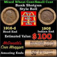 Small Cent Mixed Roll Orig Brandt McDonalds Wrappe