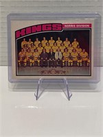 LA Kings 76/77 Team Checklist NRMINT +