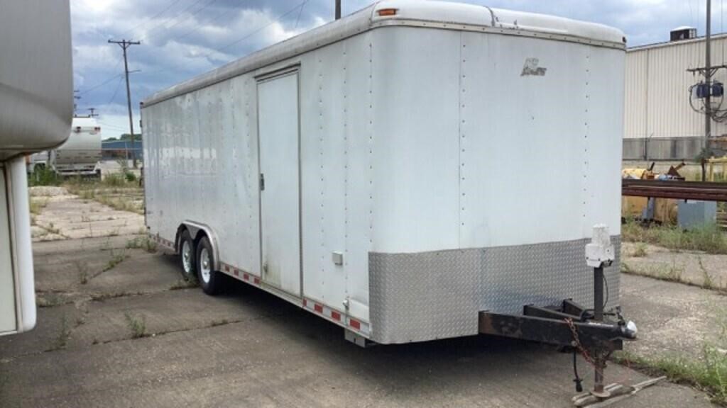 2006 Pace Enclosed Cargo Trailer, E Track, Roof