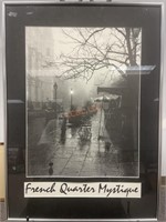 Vintage French Quarter Mystique Framed Print