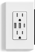 $19 Elegrp usb wall outlet